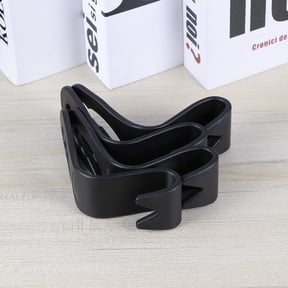 TABLZONE 4Pcs Hook for Car Black Automotive Seat Back Hooks to Organize Items