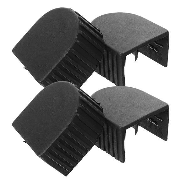 TABLZONE 4Pcs Black Ladder Protector Pads with Anti Slip Design for Sturdy Telescopic Ladder Use