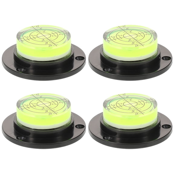 TABLZONE 4Pcs Circular Bubble Level Multi Color Level for Interior Decoration