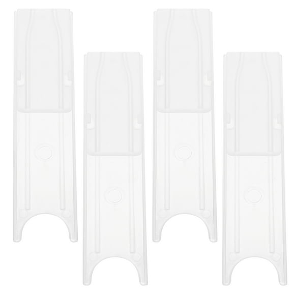 TABLZONE 4Pcs Clarinet Reed Carrying Box Transparent ABS Storage Container with Airflow Design