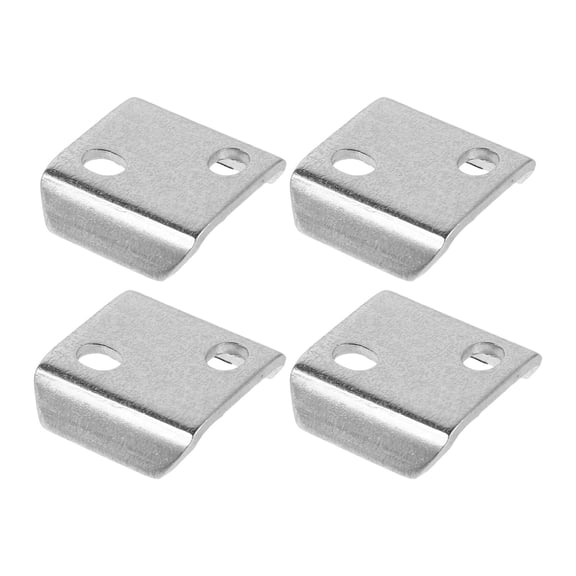 TABLZONE Stainless Steel Towel Bar Base Spacers Plated Silver Home Bathroom Repair 4Pcs
