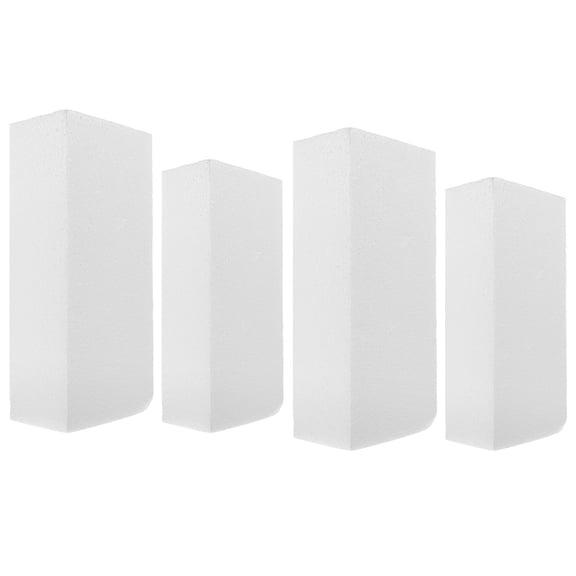 TABLZONE 4Pcs White Foam Cubes for DIY Painting Craft Projects and Party Decoration