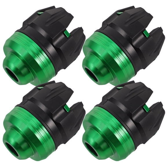 TABLZONE 4Pcs Front Fork Cover Kit Motorcycle Frame Sliders with Shock Absorption and Crash Resistance