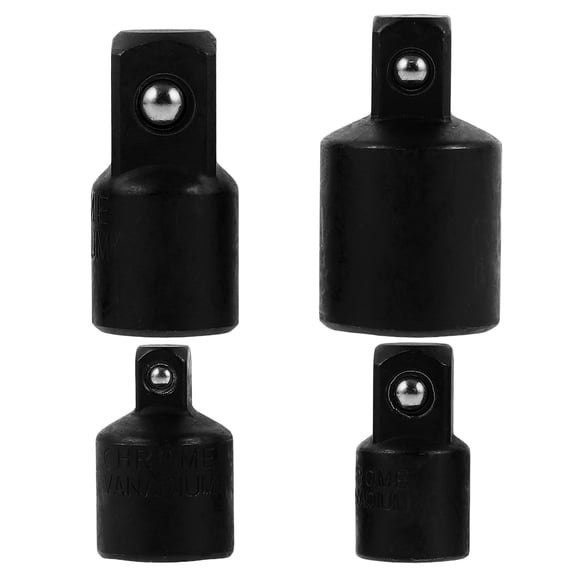 TABLZONE Swivel Impact Socket Set Black 4Pcs for Mechanics Durable and Multifunctional