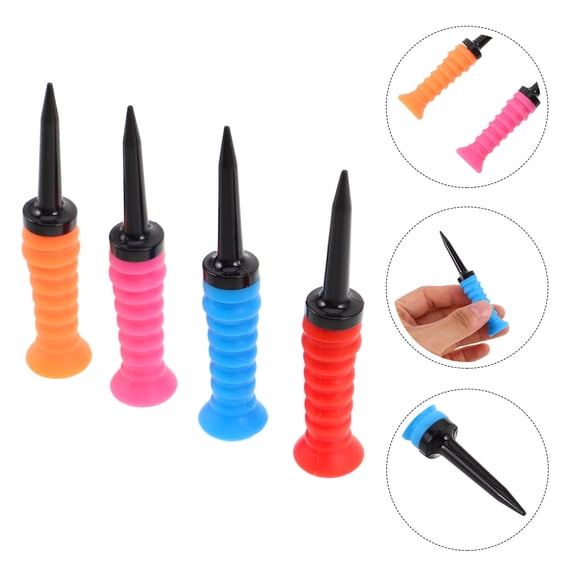 TABLZONE Plastic Golf Tee Holder in Multiple Colors, Golf Tee Organizer for Driving Range and Practice Accessories