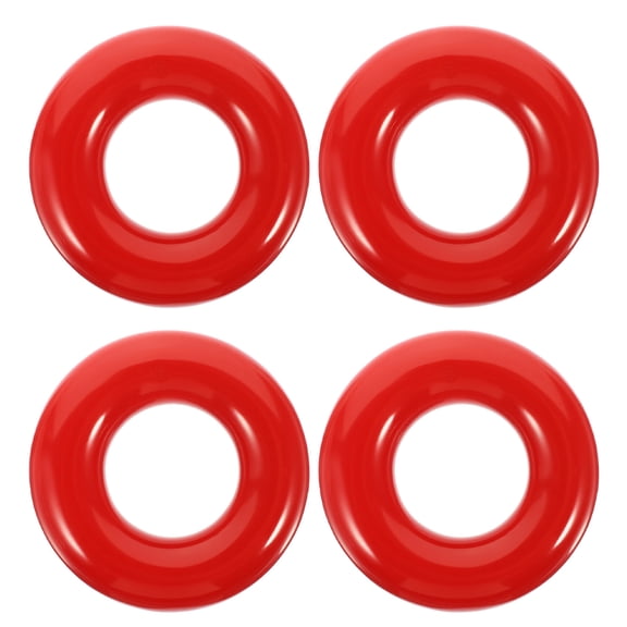 TABLZONE 4Pcs Iron Golf Swing Weight Rings Red Portable Training Ring for Improved Swing Stability