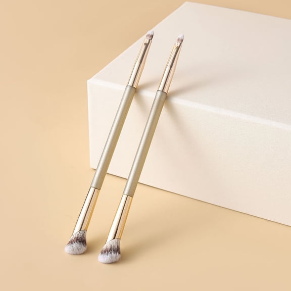 TABLZONE 4-Pack Double Sided Nose Contour Makeup Brushes with Multi Synthetic Bristles for Precise Application