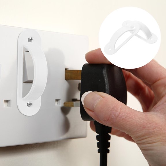 TABLZONE 4Pcs Plastic Light Switch Protective Cover Single Pole Switch Guard for Wall Installation