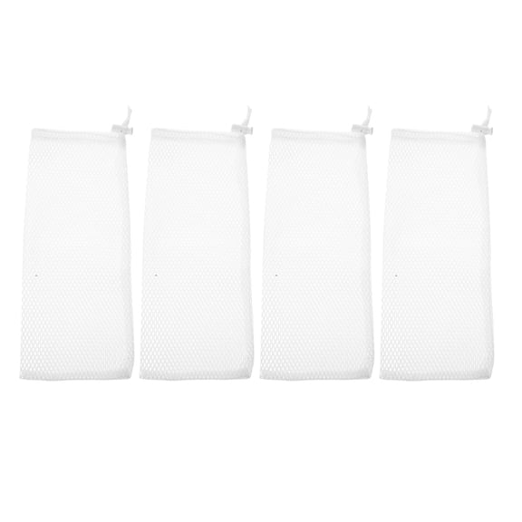 TABLZONE 4Pcs Polyester Mesh Finch Feeding Socks with Windproof Drawstring Closure for Outdoor Garden