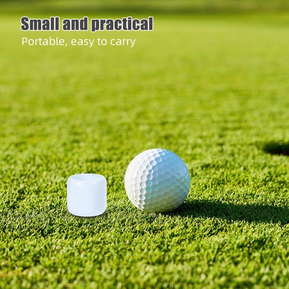 TABLZONE 4Pcs Portable Golf Training Balls with Unique Tube Design for Putting Practice and Golf Swing Improvement