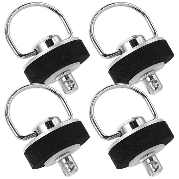 TABLZONE 4Pcs Quick Release Bumper Lock Clips Aluminum Silver Push Button Lock for UTV Upgrade