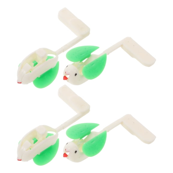 TABLZONE 4Pcs Retro Plastic Singing Bird for Clock DIY Repair Vintage Wall Clock Part
