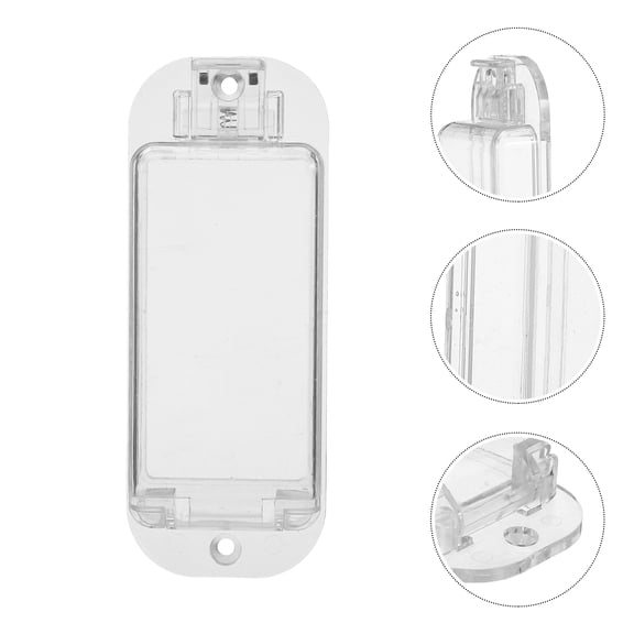 TABLZONE Transparent Plastic Protective Light Switch Guard for Home Safety 4Pcs