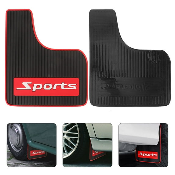 TABLZONE PVC Car Mudguards Assorted Color Durable Front Rear Splash Guards for Cars