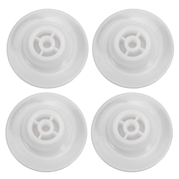 TABLZONE 4Pcs Push Button Kitchen Drain Stopper White Sink Plug for Bathroom and Kitchen