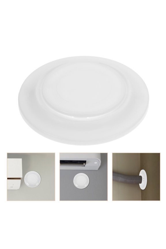 4Pcs Easy Install Air Conditioner Hole Covers in White for Walls