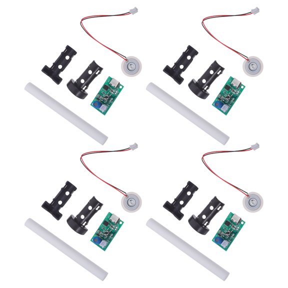 TABLZONE 4Set DIY Atomization Plate and Circuit Board Kit for Humidifier Maintenance and Reptile Habitat Support