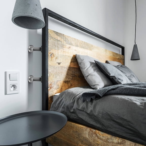 TABLZONE 4pcs Bed Frame Stabilizer Adjustable Length Wall Protection for Bedroom Furniture Owners