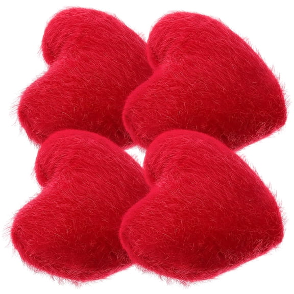 TABLZONE 4Pcs Red Wear Resistant Needle Cushion Compact Sewing Pin Holder for Efficient Work