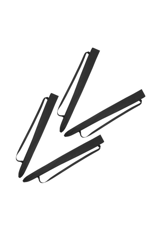 4Pcs Universal Black Umbrella Carry Bags Protective Wet Rain Covers