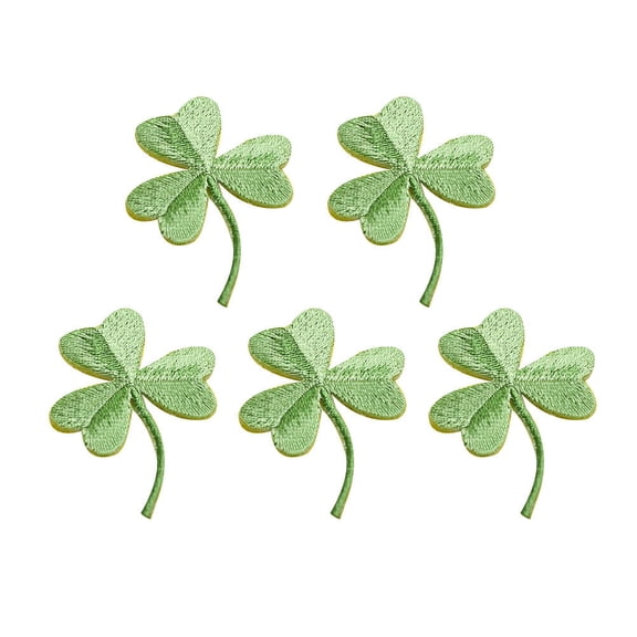TABLZONE 5- Leaf Embroidered Iron- Patches, Hot-Melt Adhesive Appliques for Jackets, Jeans, Backpacks, Clothing