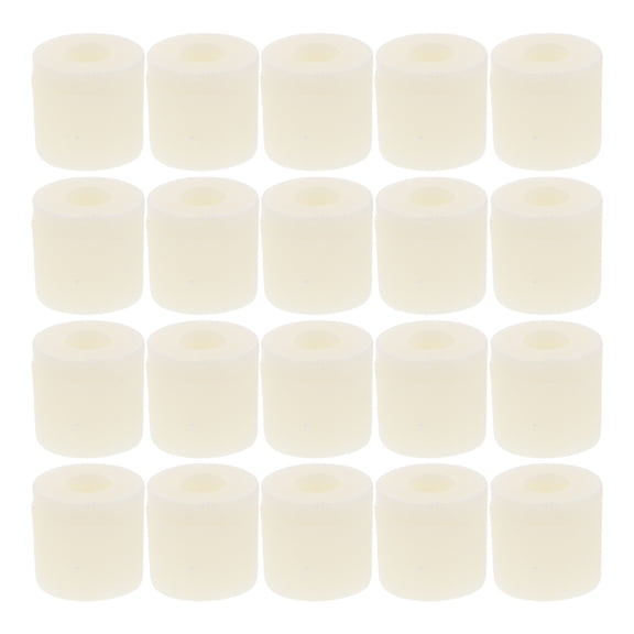 TABLZONE 50Sets Plastic Speaker Frequency Divider Foot Pad Beige for Home Theater and Stage Sound Systems