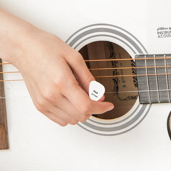 TABLZONE 50Pcs Assorted Guitar Picks Kit Professional Finger Picks for Electric Bass and Acoustic