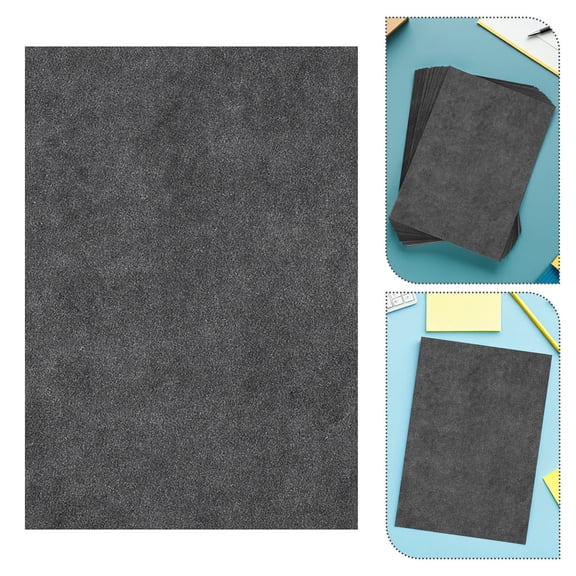 TABLZONE 50Pcs Graphite Transfer Paper Black Single Side Carbon Sheets for Embroidery and Crafts