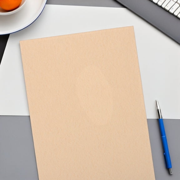 TABLZONE 50Pcs Old Aged Beach Brown Stationery Parchment Paper Smooth Surface for Printing Letters