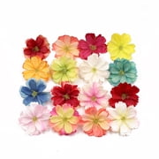 TABLZONE Creative White Wintersweet Decor Simulation Flower for Wedding and Party DIY 50Pcs
