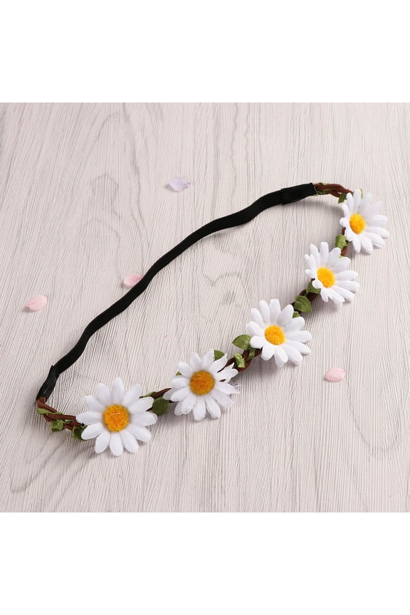 5-Pack Tropical Hawaiian Headbands for Women, Luau Party Accessories and Dance Decorations