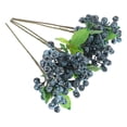 thumbnail image 1 of TABLZONE 5 Pieces Artificial Blueberry Stems for Floral Arrangements, Holiday Decor, Crafting and Christmas Decorations, 1 of 8
