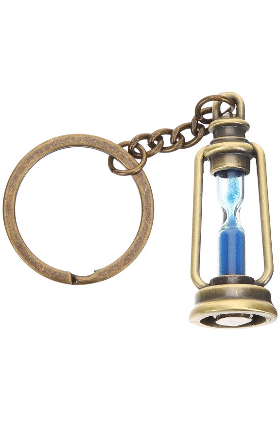 5Pcs Delicate Hourglass Key Chains Creative Sand Timer Keychain for Backpack Or Key Ring