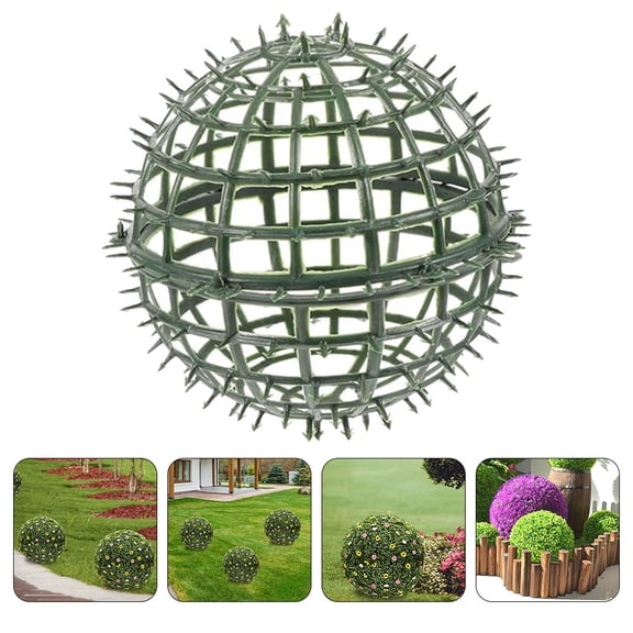 TABLZONE Topiary Frames Green Plastic Flower Shelf Holder for Home 5Pcs