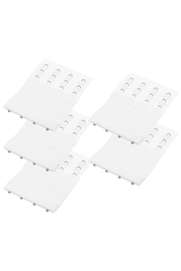 5Pcs White Bra Buckle Hook Replacement Easy Install Comfortable Design
