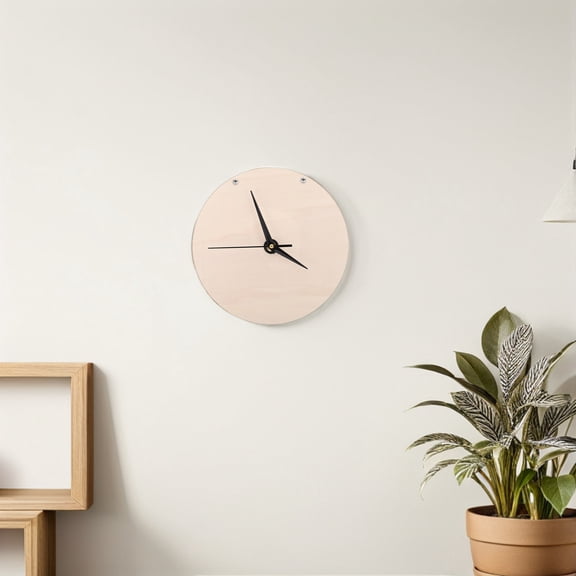 TABLZONE 5Set Decorative Wooden Clock Face for DIY Painting and Custom Wall Clock Projects