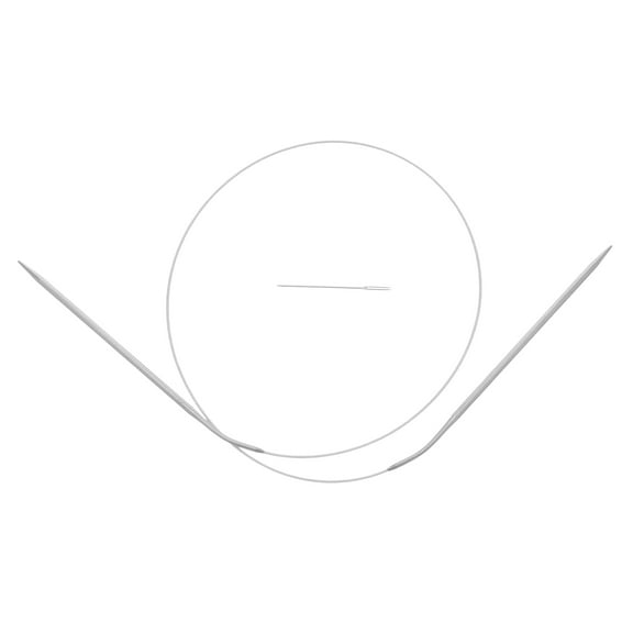 TABLZONE Circular Knitting Needles Set Stainless Steel , Knitting Tools for Sweaters Scarves Hats 1 Set