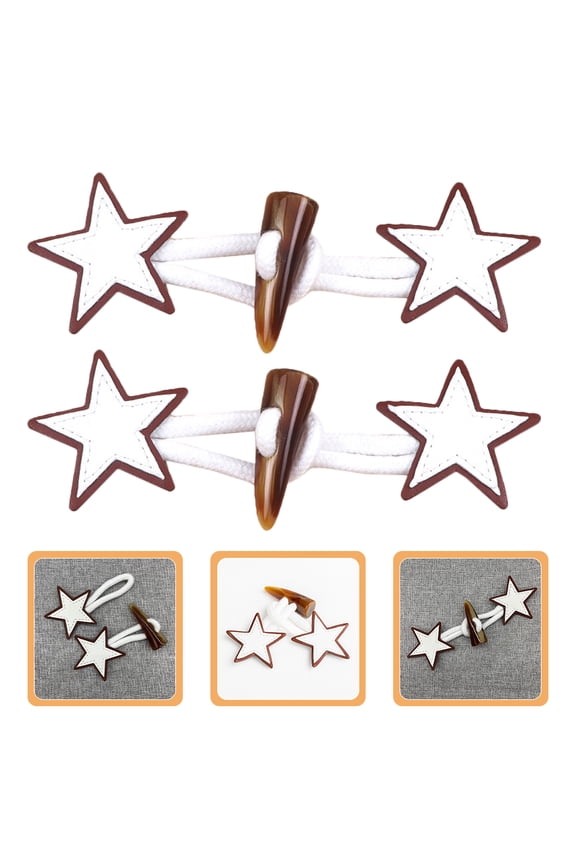 Elegant Imitation Horn Buttons for Coat and Jacket Enhancement 6Pairs