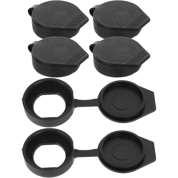 TABLZONE 6-Pack Black Plastic Dust Cover Switch Lock for Electrical Enclosures and Safety