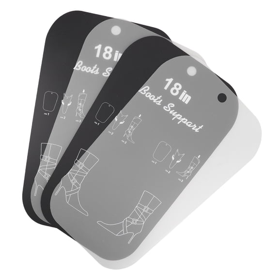 TABLZONE 6-Pack Tall Boot Holders with Hard Plastic Construction, Assorted Colors, Enhanced Ventilation for Travel and Home Storage