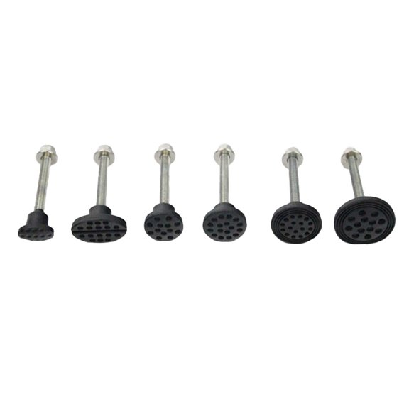 TABLZONE 6Pcs Assorted Color Dent Repair Sucker with Nut Gasket Easy to Operate Durable
