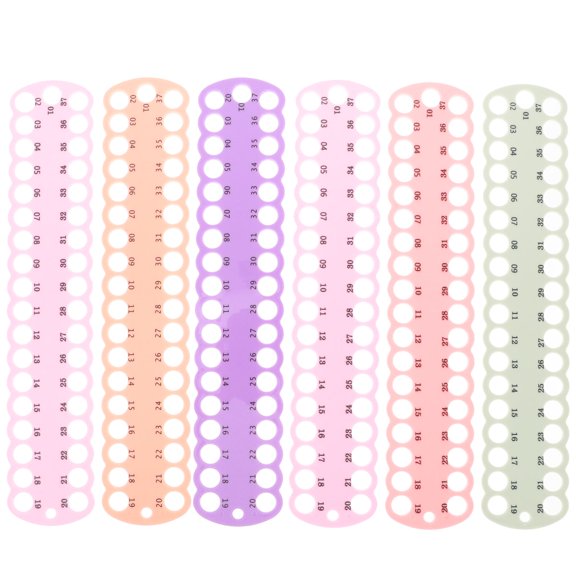 TABLZONE 6-Pack Plastic Thread Organizer for Household Sewing, Convenient Thread Holder for Stitching and Craft Projects