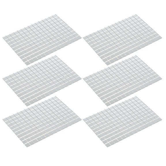 TABLZONE 6-Piece Wall Plastic Decals Easy to Clean Decorative Craft Supplies