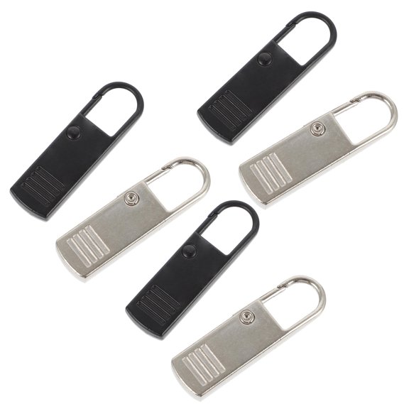 TABLZONE 6Pcs Detachable Zipper Extenders Assorted Color Zipper Pulls for Clothing Accessories