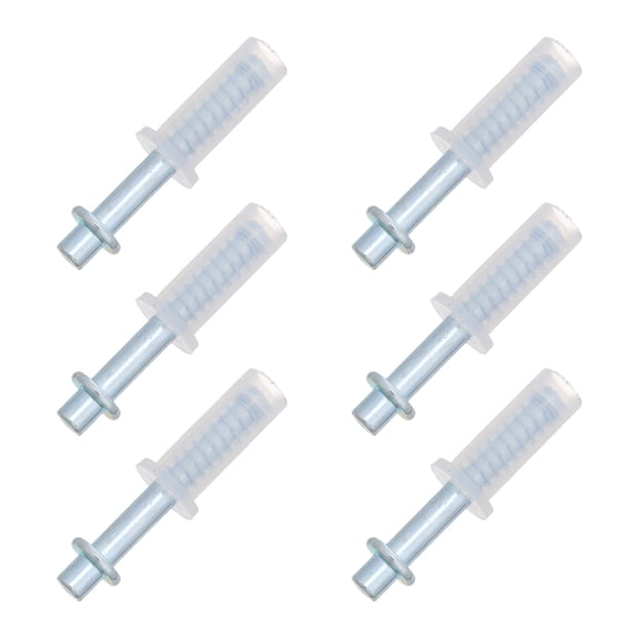 TABLZONE 6Pcs Folding Slide Door Hardware Metal Pivot Hinges Universal for Bi-Fold Closet Doors