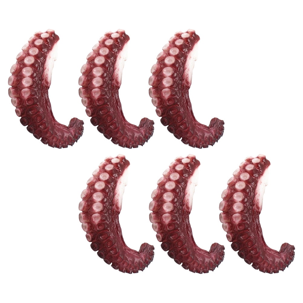 TABLZONE 6Pcs Octopus Model Claws Sea Creature Photo Prop For ...