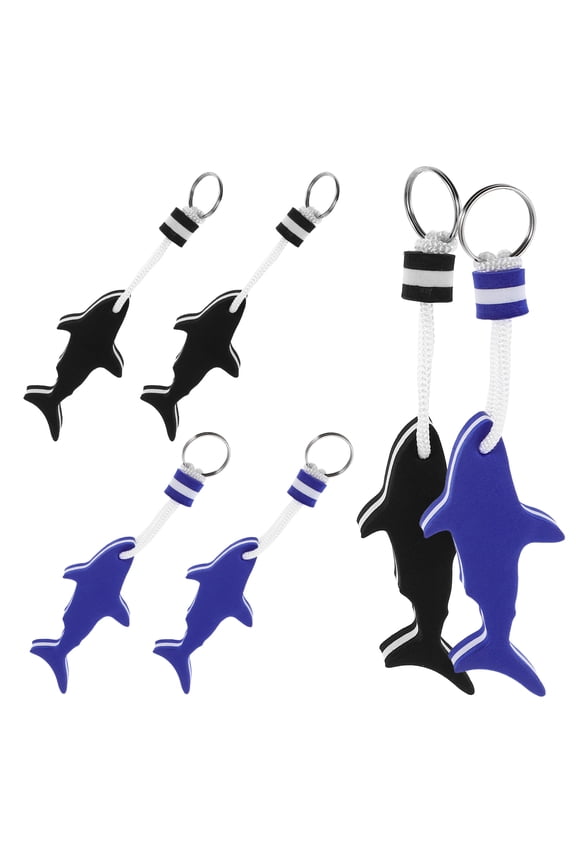 Boat Keychain Float Eva Assorted Color 6Pcs