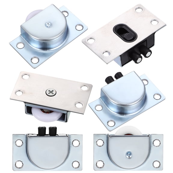 TABLZONE 6Pcs Stainless Steel Sliding Patio Door Rollers with Adjustable Height