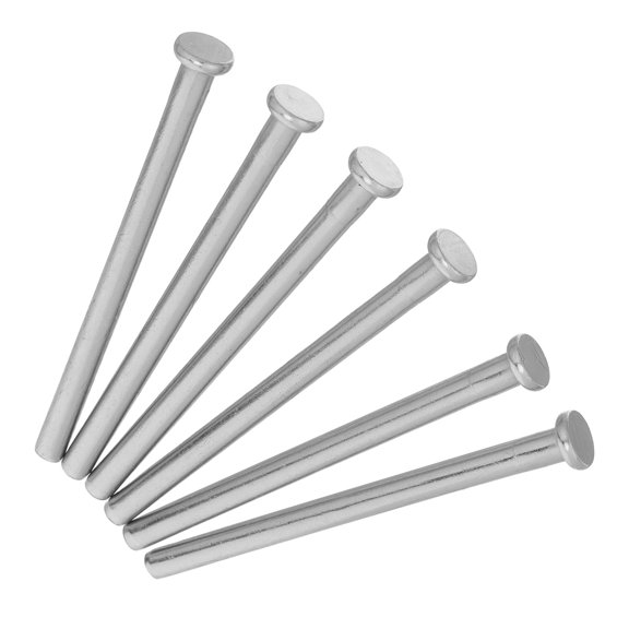 TABLZONE 6Pcs Stainless Steel Door Hinge Locking Pins Removable Heavy Duty Interior Hardware