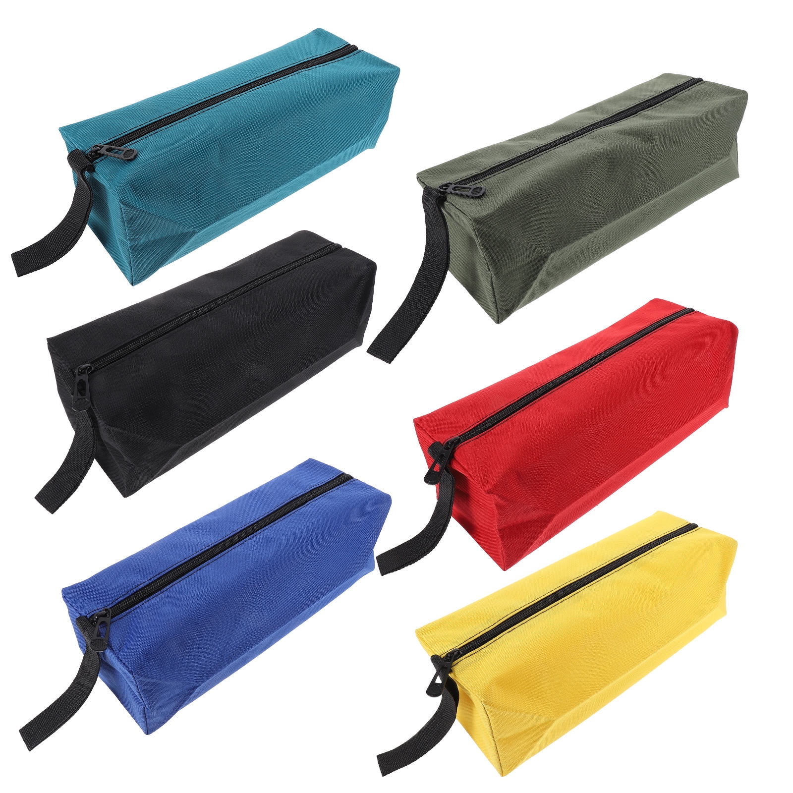 TABLZONE 6-Pack Tool Bags with Zippered Pouches, Heavy Duty Storage Organizers for Professionals and Projects